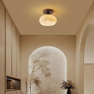 Celako™ Opalo Ceiling Light | Glass Wabi Sabi Style