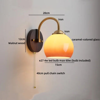 Celako™ Elowen Wall Light | Wood Hallway Lighting