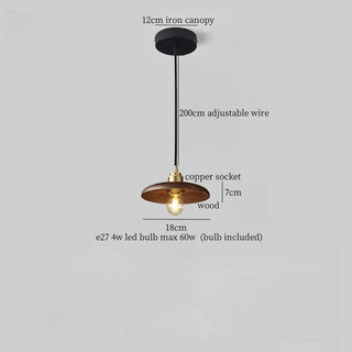 Celako™ Lignara Pendant Light | Wood Modern Style Kitchen Island Lighting