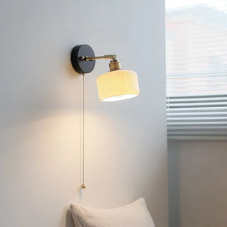 Celako™ Emberi Wall Light | Ceramic Bedside Lighting