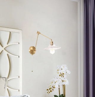 Celako™ Fioris Wall Light | Glass Bedroom Lighting