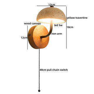 Celako™ Zenolith Wall Light | Travertine Hallway Lighting