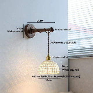 Celako™ Valora Wall Light | Brass Bedside Lighting