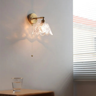 Celako™ Clarius Wall Light | Glass Copper Living Room Lighting
