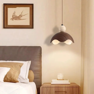 Celako™ Aurantine Pendant Light | Yellow Travertine Wabi Sabi