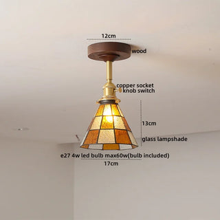 Celako™ Vitroso Ceiling Light | Glass Vintage