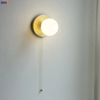Celako™ Orbis Wall Light | Glass Bedroom Lighting