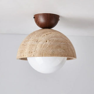 Celako™ Sabiara Ceiling Light | Yellow Travertine Kitchen Island Lighting