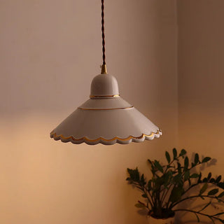Celako™ Hakusei Pendant Light | Glazed Hand-Painted Ceramic Kitchen Island Lighting