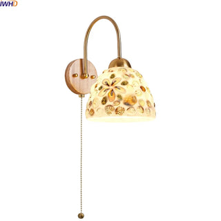 Celako™ Sequoia Wall Light | Ash Wood Bedside Lighting