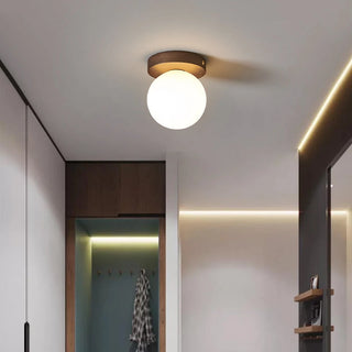 Celako™ Noceva Ceiling Light | Glass Walnut Kitchen Island Lighting