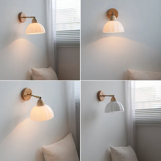 Celako™ Arista Wall Light | Glass Bedside Lighting