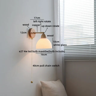 Celako™ Kinari Wall Light | Ceramic Bedroom Lighting