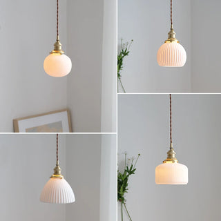 Celako™ Cervine Pendant Light | Ceramic Dining Room Lighting