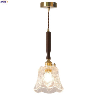 Celako™ Lumivera Pendant Light | Clear Glass French Vintage Bedroom Lighting