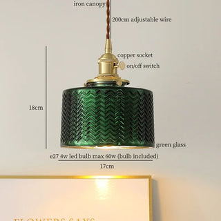 Celako™ Vitreona Pendant Light | Glass Japan Vintage Kitchen Island Lighting