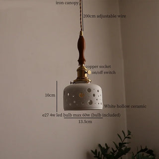 Celako™ Kaolena Pendant Light | Ceramic Kitchen Island Lighting