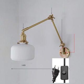 Celako™ Arcoro Wall Light | Copper Ceramic Bedroom Lighting