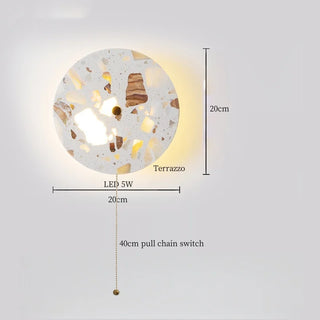 Celako™ Trazio Wall Light | Terrazzo Living Room Lighting