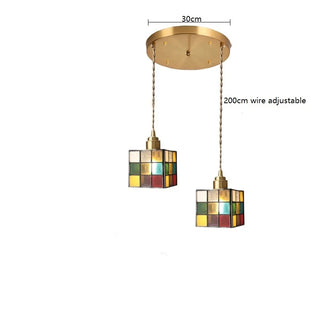 Celako™ Tessera Pendant Light | Glass Dining Room Lighting