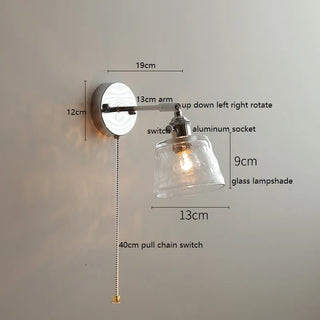 Celako™ Sverra Wall Light | Glass Hallway Lighting