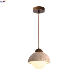 Celako™ Tivella Pendant Light | Yellow Travertine Kitchen Island Lighting