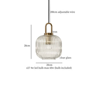 Celako™ Lucavera Pendant Light | Glass Kitchen Island Lighting