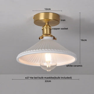 Celako™ Kumori Ceiling Light | Ceramic Hallway Lighting