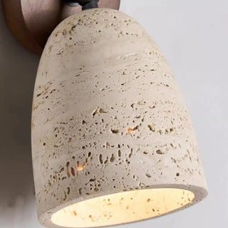 Celako™ Auretrine Wall Light | Yellow Travertine Living Room Lighting