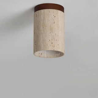 Celako™ Shibusa Ceiling Light | Yellow Travertine Wabi Sabi Style