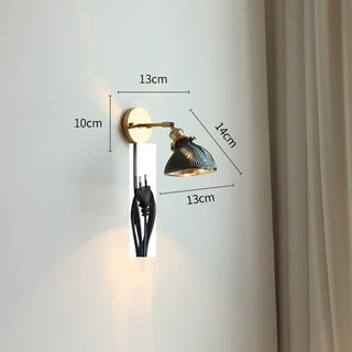 Celako™ Vitrio Wall Light | Copper Bedside Lighting