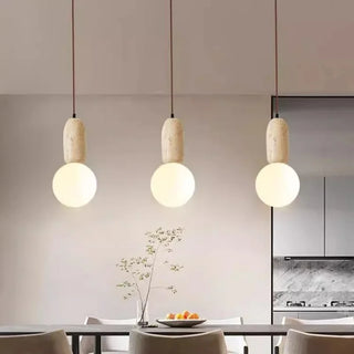Celako™ Travoria Pendant Light | Yellow Travertine Nordic Minimalism