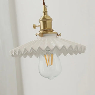 Celako™ Cerelle Wall Light | Ceramic Copper Bedroom Lighting