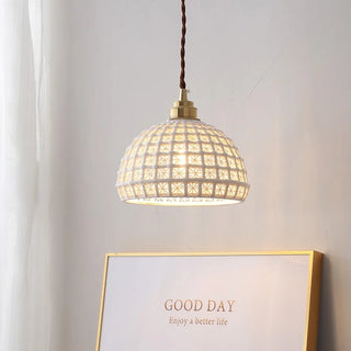 Celako™ Kaolique Pendant Light | White Ceramic Kitchen Island Lighting