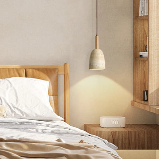 Celako™ Travella Pendant Light | Yellow Travertine Bedroom Lighting