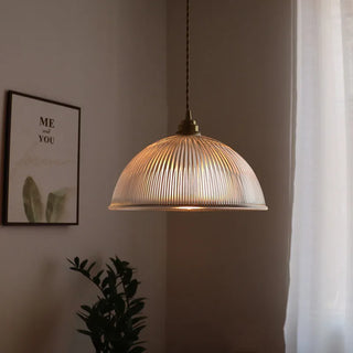 Suspension Celako™ Ambrelia | Luminaire en verre pour chambre à coucher
