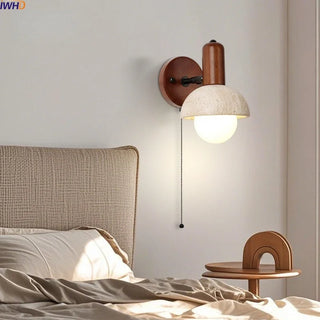 Celako™ Tibura Wall Light | Yellow Travertine Study