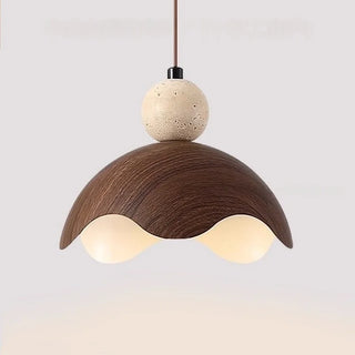 Celako™ Aurantine Pendant Light | Yellow Travertine Wabi Sabi