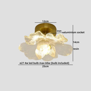 Celako™ Floriva Ceiling Light | Resin Dining Room Lighting
