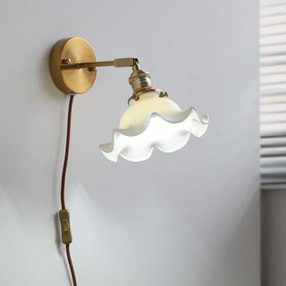 Celako™ Albella Wall Light | Ceramic Bedside Lighting