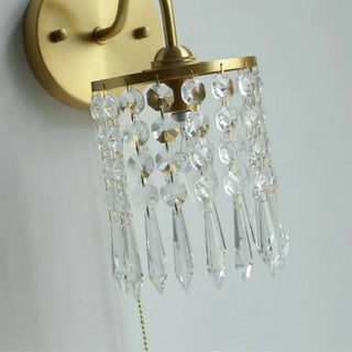 Celako™ Auristal Wall Light | Crystal Bedside Lighting