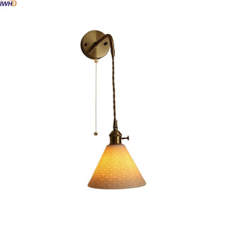 Celako™ Argile Wall Light | Ceramic Vintage Bedroom Lighting