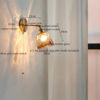 Celako™ Prismia Wall Light | Tiffany Vintage Glass Bedroom Lighting