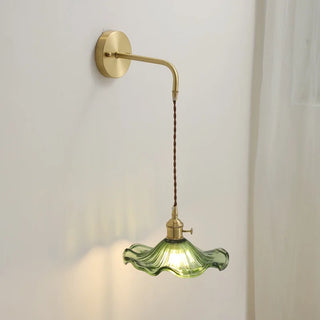 Celako™ Ambrien Wall Light | Amber Glass Living Room Lighting
