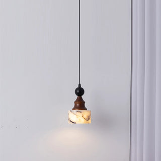 Celako™ Onyra Pendant Light | Stone Dining Room Lighting