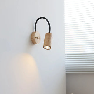 Celako™ Ashiwa Wall Light | Ash Wood Bedside Lighting