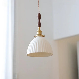 Celako™ Albarelo Pendant Light | White Ceramic Bedroom Lighting