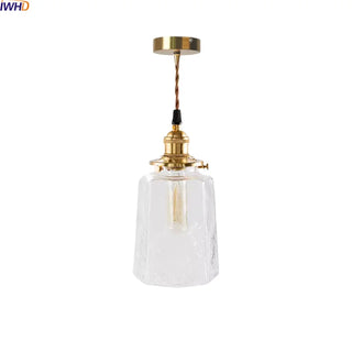 Celako™ Vitraea Pendant Light | Glass Copper Bedroom Lighting