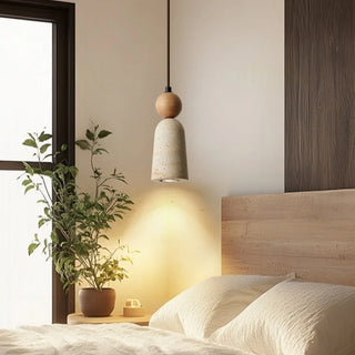 Celako™ Tiburine Pendant Light | Yellow Travertine Kitchen Island Lighting