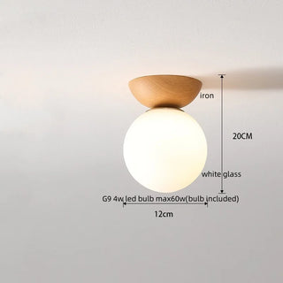 Celako™ Noceva Ceiling Light | Glass Walnut Kitchen Island Lighting